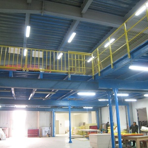 Tùy chỉnh q235b kim loại tầng lửng gác mái Kệ gác xép nền tảng thép kho văn phòng nhiệm vụ nặng nề tầng lửng Hệ thống kệ - Product Image 5