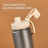 Mug isotherme en titane anti-transpiration personnalisé, portable, pour le voyage et le bureau, sans BPA, bouteille isolée sous vide, maintien thermique de 6 à 12 heures