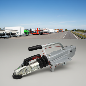 <span class=keywords><strong>Attelage</strong></span> de remorque avec frein de surcharge 2700 kg, boule de 50 mm |   Système de freinage à inertie |   Attache de remorque robuste pour remorque lourde - Product Image 4