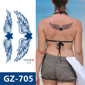 รอยสักบนแขนรอย<span class=keywords><strong>สัก</strong></span>รูปดวงจันทร์ลายสักแบบน้ำหมึกติดทนนานศิลปะบนร่างกายกันน้ำ - Product Image 4