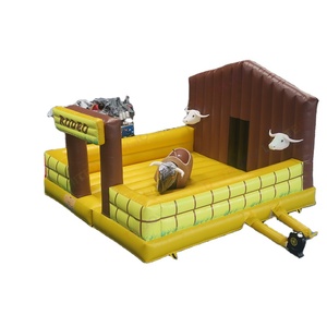 Jeu bouledogue gonflable mécanique, rodeo, 5x5m, pour enfants, en solde - Product Image 1