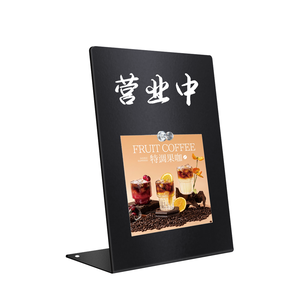 Mini <span class=keywords><strong>tableau</strong></span> noir de bureau avec support, grande surface magnétique en métal et chevalet pour messages et notes - Product Image 3