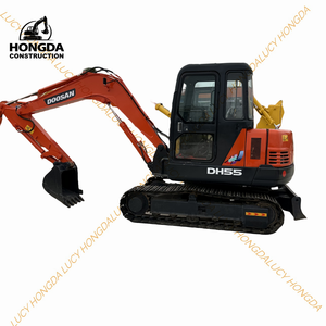 Machines de terrassement d'excellente qualité à prix abordable Excavatrice d'occasion Doosan Digger DH55 Excavatrice Doosan à vendre en stock - Product Image 2