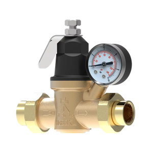 Wholesale Industrial-Grade Manual Brass Pressure Reducing Valve With Pressure <strong>Gauge</strong> Pressure Balance Valve for General Use - Product Image 2