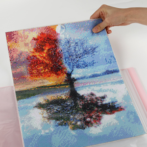 Bán Hot A2 kim cương lưu trữ bức tranh cuốn sách 60 Lượt xem nghệ thuật danh mục đầu tư trong suốt HD 30 trang bảo vệ cửa hàng thư mục - Product Image 4