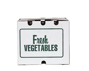 Tùy chỉnh in hộp carton sóng không thấm nước sáp tráng trái cây tươi bao bì Matt cán và dập nổi cho rau - Product Image 1