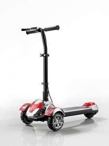 Trottinette <span class=keywords><strong>pour</strong></span> enfants Flash Cool pliable avec pédale épaissie, cadre métallique portable <span class=keywords><strong>pour</strong></span> l'extérieur, 3 roues, hauteur réglable - Product Image 4