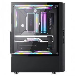 Nhà máy mới USB3.0 Tempered Glass Mid Tower PC trường hợp với HD <span class=keywords><strong>ATX</strong></span> thiết kế cho máy tính chơi game & Mid Towers - Product Image 5