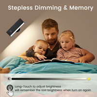Lampe murale LED magnétique de style moderne pour chambre à coucher et salle de lecture
