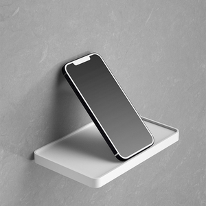 Porte-papier toilette mural pour salle de bain d'hôtel, installation sans perçage, étagère pour téléphone, support mural pour papier toilette, pour usage commercial - Product Image 1