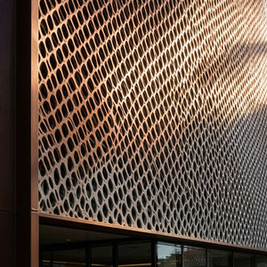 Panneau perforé en aluminium anodisé, design industriel pour murs-rideaux extérieurs, anti-corrosion - Product Image 5