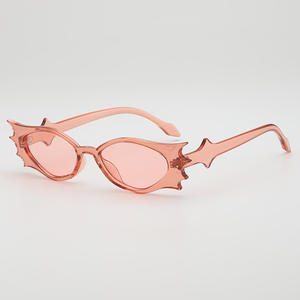 Gafas de Sol de Hip-Hop de Color gelatina nuevo Europeo Americano, <span class=keywords><strong>lentes</strong></span> ópticas UV400, ropa de fiesta de murciélago <span class=keywords><strong>alien</strong></span>ígena divertida para Halloween - Product Image 3