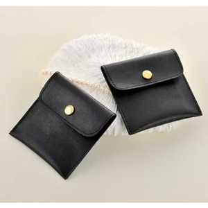 High Quality Microfiber Storage Packaging Bags Flip Press Buckle Design for <b>Magnetic</b> Jewelry Ring Earrings Jewelry Container - Product Image 6