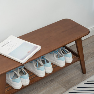<b>Bamboo</b> Shoe Rack Bench With Storage Space Saving Entryway <b>Stool</b> For Adults And Children - Product Image 3