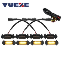 Kits d'éclairage de la calandre avant avec faisceau de câblage pour 2016-2020 Toyota Tacoma Car LED Grille Amber Light Daytime Running Lamp