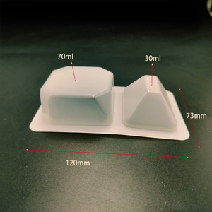 30 + 70ml nước sốt cup mini nhựa container PP tái sử dụng gia vị cà chua suace ăn trưa lấy đi gói container - Product Image 1