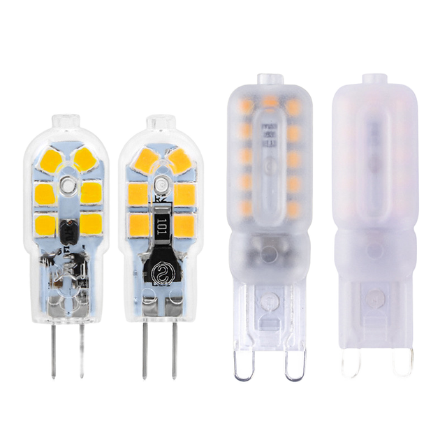 G4 G9 E26/E27/E14 Sensor LED Bulb 3W/5W SMD2835 AC 220V DC 12V Dimmable High CRI 90 Candle Lights Replace Halogen Spotlight