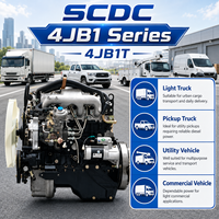 Moteur diesel automobile SCDC ISU 4JB1T 68 kW 3600 tr/min turbocompressé 4 cylindres refroidi par eau pour camionnette légère