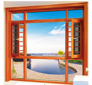 Style américain Dernière conception 10x10 Extérieur Coulissant Verre Thermique <span class=keywords><strong>Break</strong></span> Porte à battants Pour Villa - Product Image 3