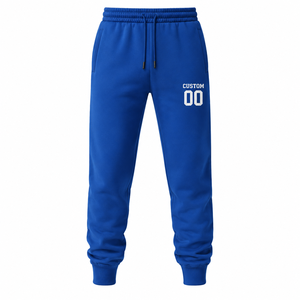 Pantalon de survêtement pour homme à taille élastique, poches latérales, léger, décontracté, respirant, en tissu tricoté, prix de gros en promotion - Product Image 1