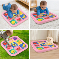 Schattig fruitpatroon EN71 PVC baby speelwaterkussen speelgoed peuter buikligmat opblaasbaar baby water speelmat