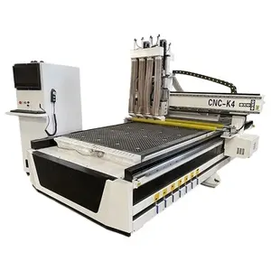 TOHAN ATC 3D design engraving wood machinery 1325 2040 6090 4 Axis furniture cutting drilling cnc router machine