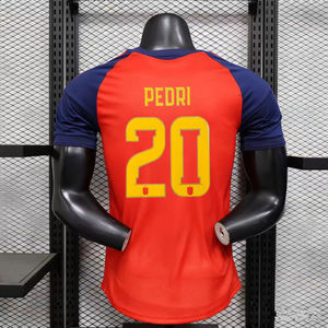 Nueva Camiseta de Fútbol de España 2026, Versión Aficionado, Camiseta de <span class=keywords><strong>Rodrigo</strong></span>, Camiseta de Pedri, Versión Jugador Laminada, Personalización Williams - Product Image 6