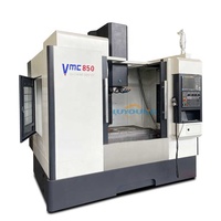 Centre d'usinage vertical haute rigidité VMC850 VMC855 avec guides linéaires, broche BT40, changeur d'outils automatique, multifonctionnel GSK