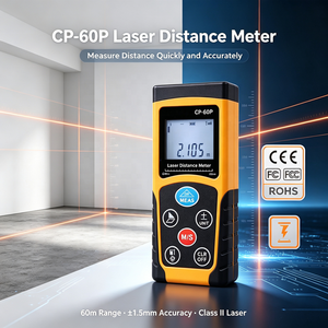 Medidor de Distancia Láser CP-60P al por Mayor, 60m ±1.5mm, Reemplazo para Cinta Métrica de Acero, Pedidos al por Mayor, Suministro Directo de Fábrica - Product Image 1