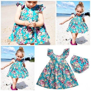Vêtements pour enfants en gros : Ensembles de vêtements d'été pour bébés et petites filles, robes florales de créateur pour enfants - Product Image 4
