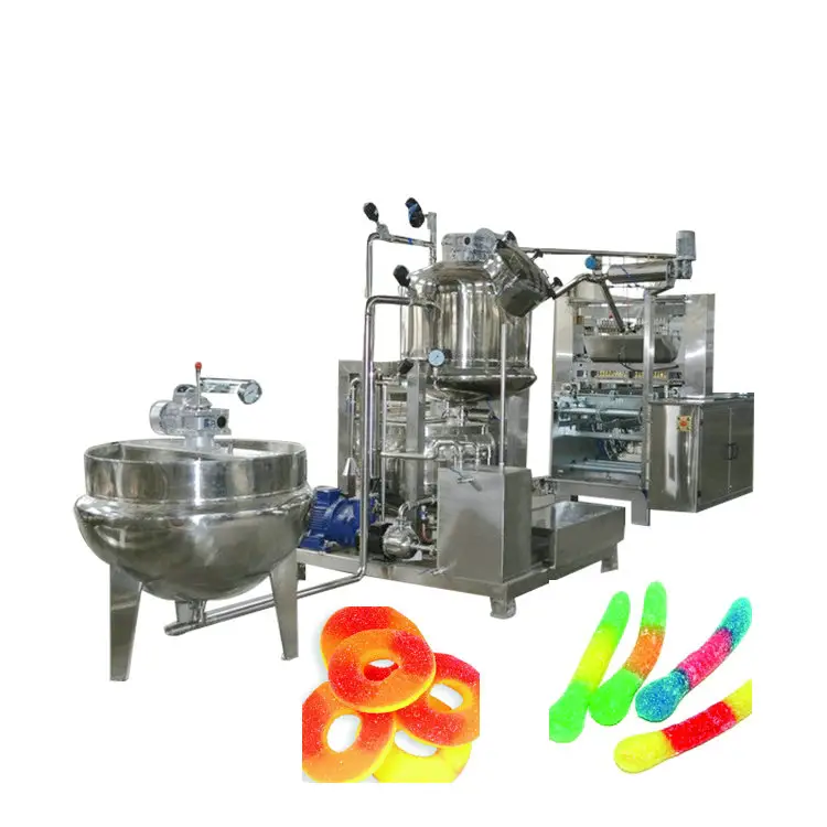 China Hersteller Guter Preis Kleine weiche Süßigkeiten Gummibärchen Candy Machine Line