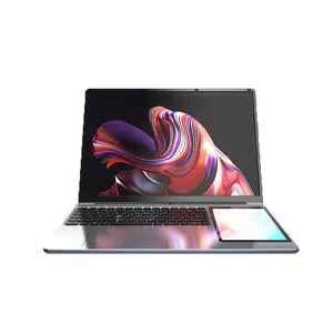 Portátil de alta calidad OEM DS156 Pantalla dual 15,6 "+ 7" IPS Win 10/11 Business Laptop Notebook Computer