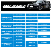 Suspensión de amortiguador Felendo para BMW, Amortiguador delantero y trasero, amortiguador de aire, amortiguador de aire para BMW E70 F30 G30 G11 F01 X1 X3 X5