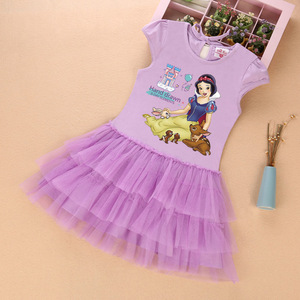 Vêtements pour enfants en gros robes plus récent différents photos princesse robe gelée elsa - Product Image 2