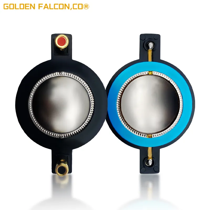Repair Diaphragm Horn Driver 34.4mm Voice Coil Speaker Accessories Kits Titanium Film Compression Speaker PA Horn Driver Unit