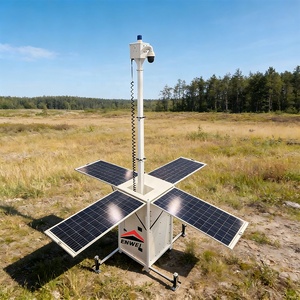 Torre di Sorveglianza Solare HD CCTV Cuboidale per Protezione Temporanea di Cantieri - Product Image 4