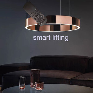 Vente en gros de lustre à LED en forme de C-plafonnier minimaliste italien pour salle de séjour de restaurant <span class=keywords><strong>d</strong></span>'hôtel - Product Image 4