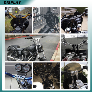 Motorrad höhe Klemm stangen Montage Hands tange Riser Club Style 28mm Lenker T-Stange Für Harley Softail Sportster Dyna Street <span class=keywords><strong>Bob</strong></span> - Product Image 6