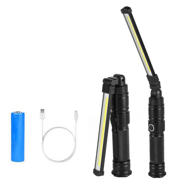 Usb Charging Strong Magnet Emergency Cob Magnetic Slim Car Worklight Led Torch Working Lamp Tactical Light Camp Lantern