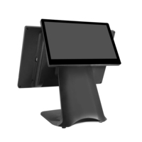 Syse POS 15,6 дюймов алюминиевый корпус кассовый аппарат емкостный сенсорный экран точки продажи для розничной продажи Epos система