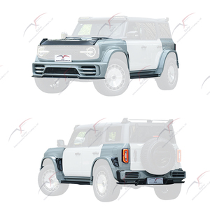 Kit de Carrocería para <span class=keywords><strong>Ford</strong></span> <span class=keywords><strong>Bronco</strong></span>, Estilo MSY, Fibra de Carbono, Lip Delantero, Alerón Trasero, Capó, Difusor Trasero, Faldones Laterales, Pasos de Rueda - Product Image 2