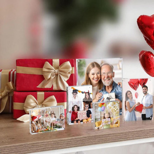 Cadre photo acrylique de plusieurs tailles de haute qualité cadre photo magnétique acrylique transparent en gros cadre d'affichage de table - Product Image 2