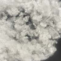 Fibre de polyester recyclée creuse conjuguée 3D 51 mm super moelleuse, faible rétrécissement, ignifuge, textile brut pour filature