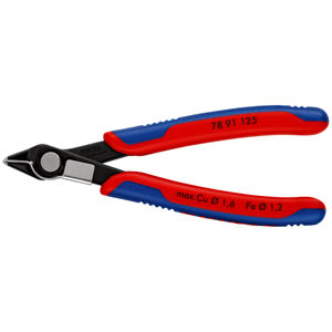 KNIPEX 78 91 125 Super Knips electrónicos con mangos multicomponentes pulidos de 125 mm - Product Image 1