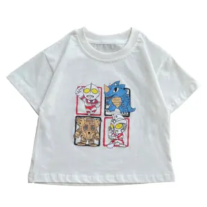 Vêtements pour enfants de 1 à 6 ans en vrac vêtements japonais en coton biologique pour garçons t-shirt pour bébés vente en gros