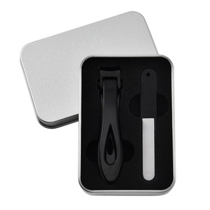 Ensemble de 3 outils de manucure, coupe-ongles à grande mâchoire et lame courbée, coupe-ongles incarnés avec étui en métal - Product Image 2