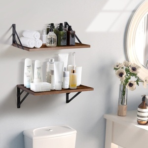 2-Piece Deep Floating <b>Shelves</b> Wall-Mounted Storage & Display Set for Living Room Kitchen Office Bathroom <b>Bedroom</b> Decor - Product Image 3