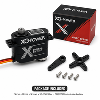 Moteur Servo Numérique Micro Sans Noyau XQ-S1009F 3kg, Profil Bas, Étanche, Engrenage en Aluminium, 7.4V, pour Avion RC, Vente en Gros OEM XQ Metal