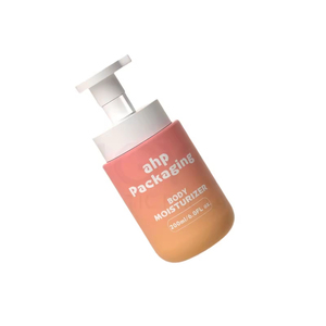 High Grade Gradient <b>pink</b> PET Lotion Cream Skin Care <b>Bottle</b> Set for Luxury Plastic Cosmetic Packaging - Product Image 2
