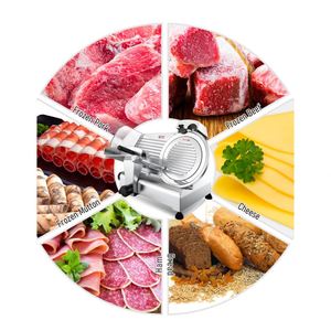 Máquina Cortadora de Carne con Cuchilla de Acero al Carbono Cromada, Máquina Eléctrica para Cortar Queso y Carne Picada, Rebanadora Industrial de Carne - Product Image 4